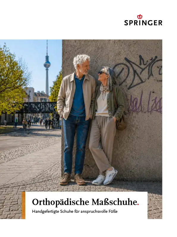 Titel Katalog Orthopädische Maßschuhe